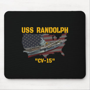Aircraft Carrier Uss Randolph Cv-15 Veterans Day F Mouse Pad