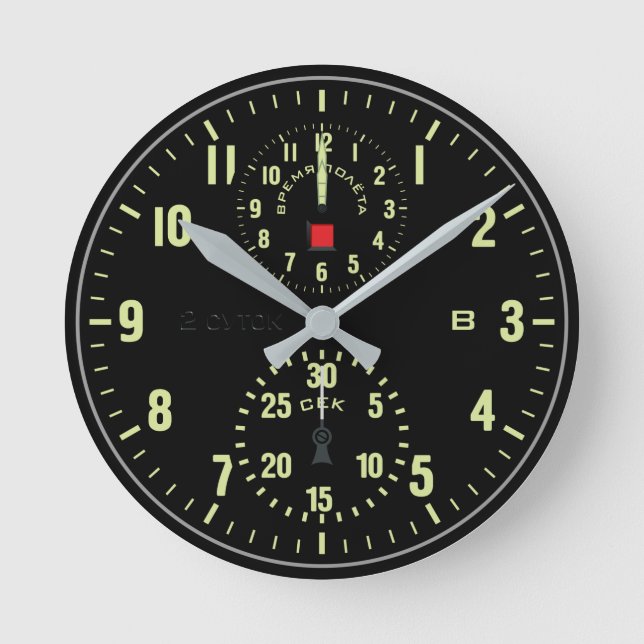 Aircraft clock (Front)