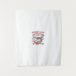 Aircraft Club Tapestry