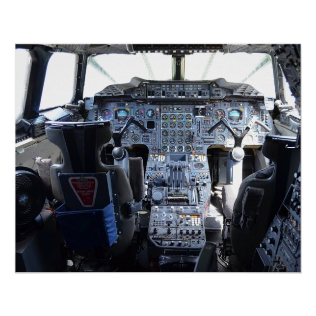 Aircraft cockpit poster (Front)