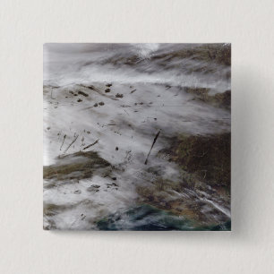 Aircraft dissipation trails 15 cm square badge