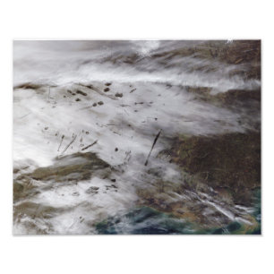 Aircraft dissipation trails photo print