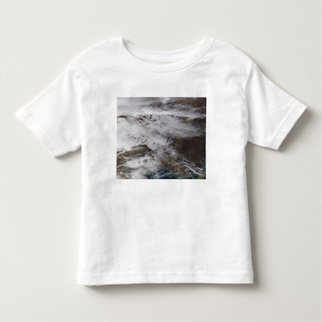 Aircraft dissipation trails toddler T-Shirt (Front)