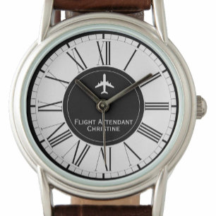 Aircraft Flight Attendant Cabin Crew Watch
