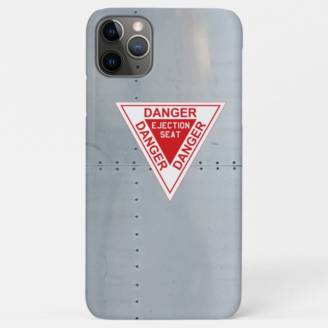 Aircraft fuselage (Danger Ejection seat) Case-Mate iPhone Case (Back)