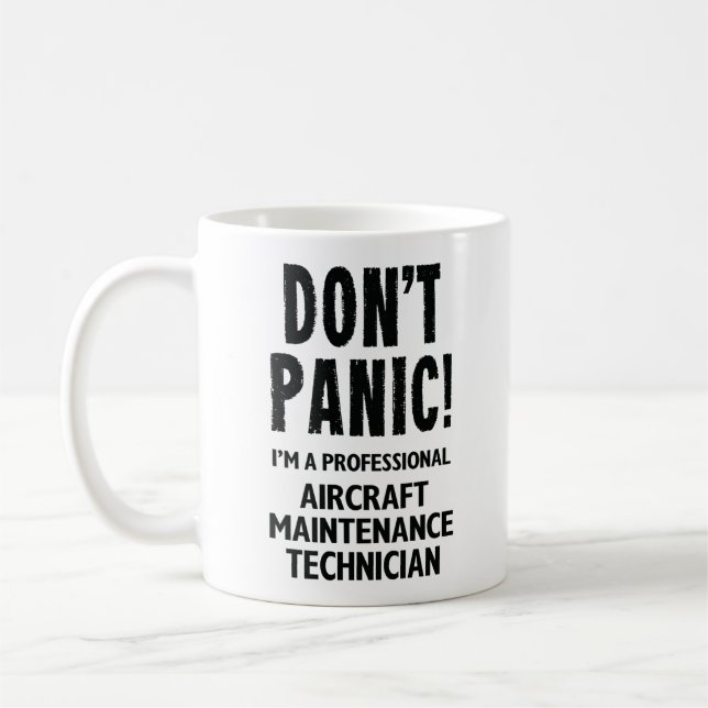 Aircraft Maintenance Technician Coffee Mug (Left)