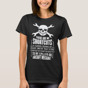 Aircraft Mechanic Aviation Aeroplane 3 T-Shirt