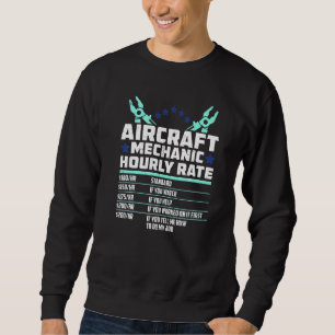 Aircraft Mechanic Engineer Aeroplane Technician Sweatshirt