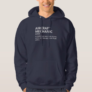 Aircraft Mechanic Hoodie – Witty Definition