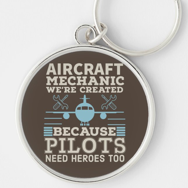 Aircraft Mechanic Key Ring (Front)