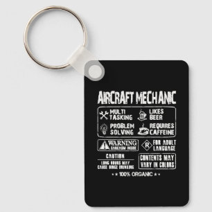 Aircraft mechanic - Mechanic multi tasking t - s Key Ring