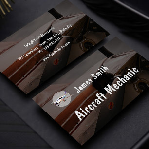 Aircraft Mechanic Professional Services Cards