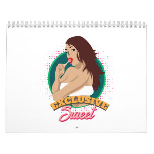 Aircraft Nose Art Girl Exclusive Sweet Gift Idea Calendar