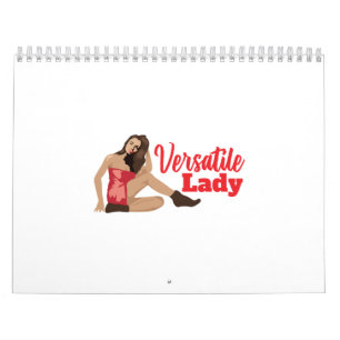 Aircraft Nose Art Versatile Lady - Gift Idea Calendar
