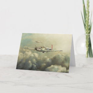 Aircraft - P51D Mustang Greetings Card