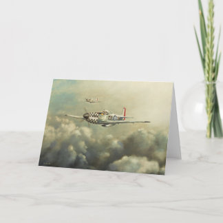 Aircraft - P51D Mustang Greetings Card