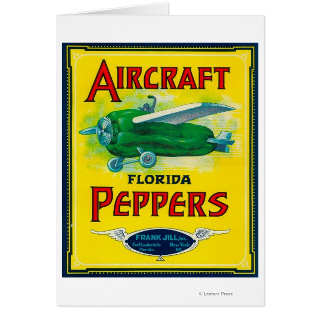 Aircraft Pepper Label (Front)