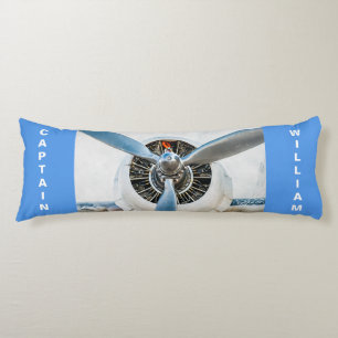 Aircraft propeller funny customisable body cushion