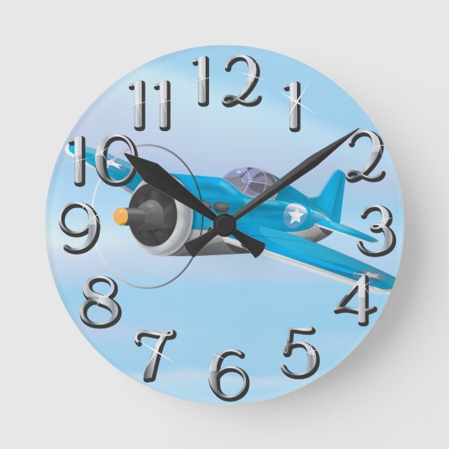 Aircraft Round Clock (Front)