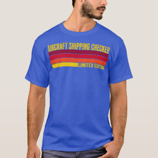 Aircraft Shipping Chequered T-Shirt