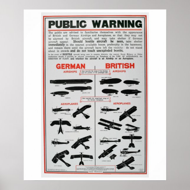 Aircraft Silhouette Recognition_Propaganda Poster (Front)