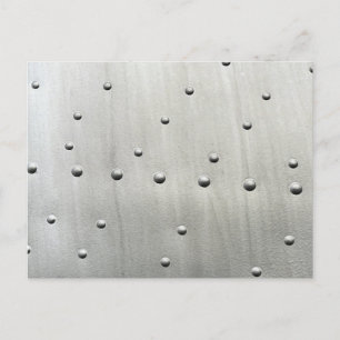 Aircraft Skin Aluminum Detail Holiday Postcard