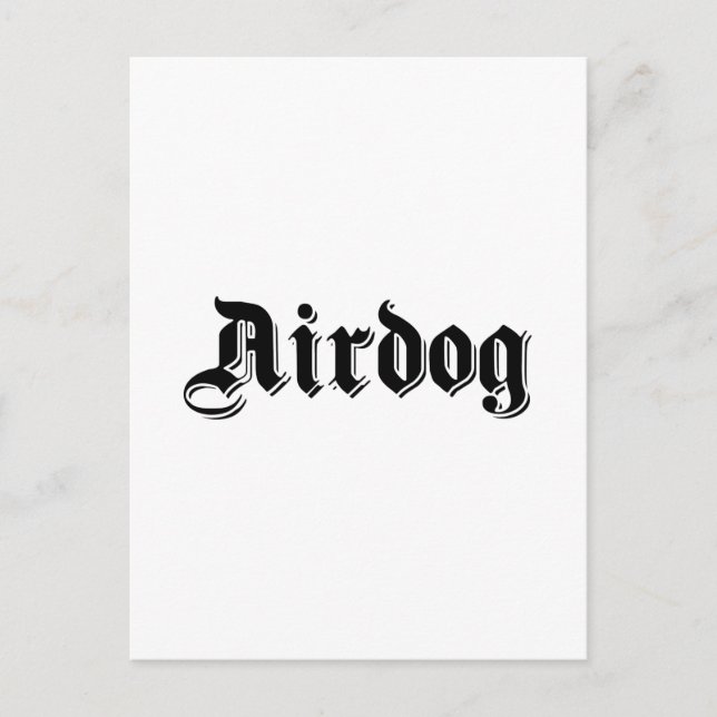 Airdog Postcard (Front)