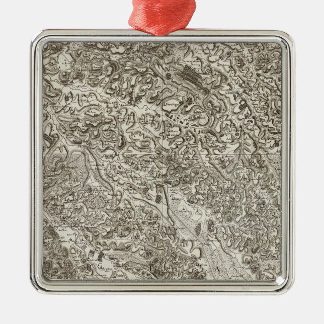 Aire, Orthez Metal Ornament (Front)