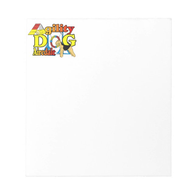 Airedale_Agility Notepad (Front)