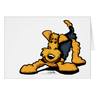 Airedale at Play