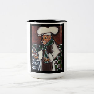 Airedale Chef Two-Tone Coffee Mug