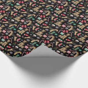 Airedale Christmas Gift Wrap