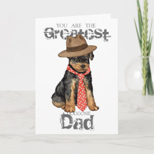 Airedale Dad Card