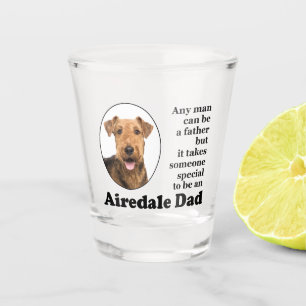Airedale Dad Shot Glass