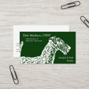 Airedale Dog Business Business Card