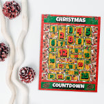 Airedale Dog Countdown Christmas Advent Calendar Jigsaw Puzzle<br><div class="desc">Airedale Dog Countdown Christmas Advent Calendar jigsaw puzzle features a watercolor of an Airedale Terrier with a red Santa Hat and a red Christmas collar.</div>