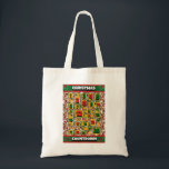 Airedale Dog Countdown Christmas Advent Calendar Tote Bag<br><div class="desc">Airedale Dog Countdown Christmas Advent Calendar Tote Bag features a watercolor of an Airedale Terrier with a red Santa Hat and a red Christmas collar.</div>