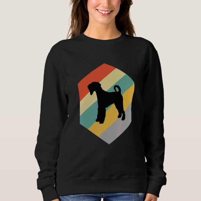 Airedale Dog Vintage Design Sweatshirt (Front)