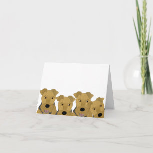 Airedale Greeting Card