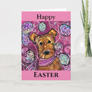 AIREDALE HOLIDAY CARD