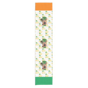 Airedale Holiday Home Decor St Patricks Day Short Table Runner
