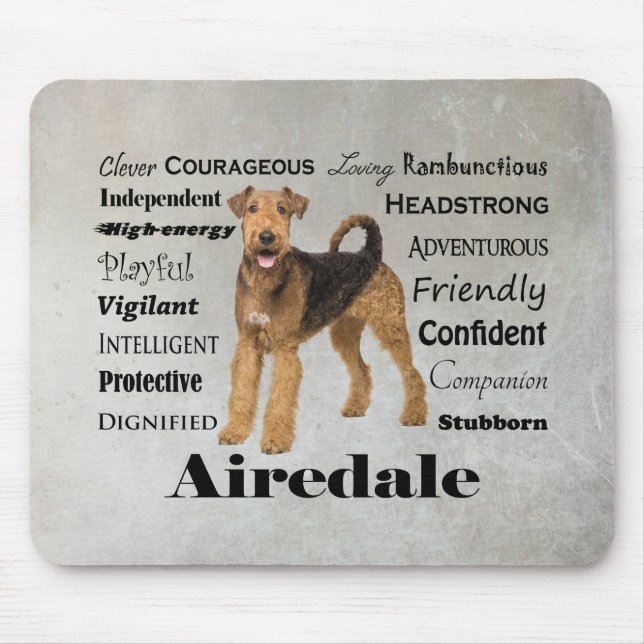 Airedale Mousepad (Front)