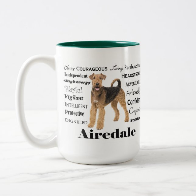 Airedale Mug (Left)