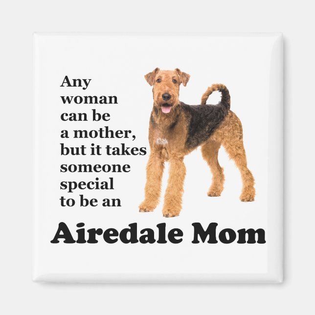 Airedale Mum Magnet (Front)