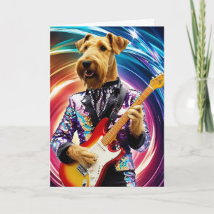 Airedale Rock Star Card