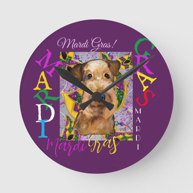 AIREDALE   ROUND CLOCK (Front)