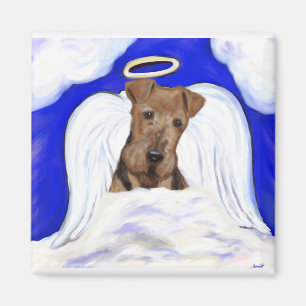 Airedale Terrier Angel Magnet