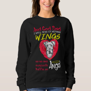 Airedale Terrier Angel Without Wings Pet Sweatshirt