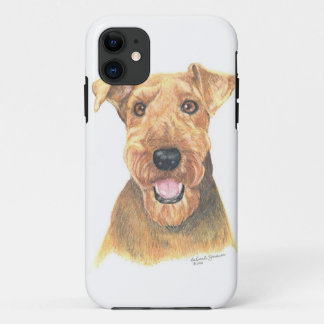 Airedale Terrier Art iPhone 11 Case