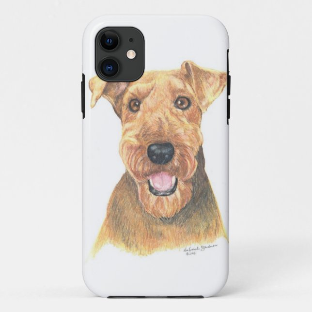 Airedale Terrier Art Case-Mate iPhone Case (Back)
